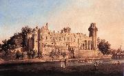 Canaletto Warwick Castle: the South Front df oil painting