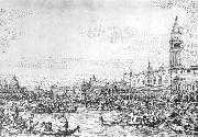 Canaletto Venice: The Canale di San Marco with the Bucintoro at Anchor f oil painting