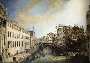 Canaletto Rio dei Mendicanti oil painting