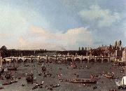 Canaletto Westminster Bridge from the North on Lord Mayor-s Day oil painting