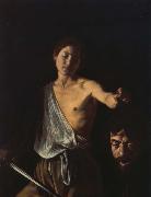 Caravaggio Portable head David Goliath oil painting