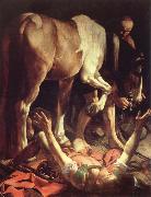 Caravaggio the conversion on the way to damascus oil painting