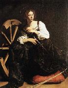 Caravaggio St Catherine of Alexandria oil painting