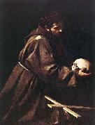 Caravaggio St Francis c. 1606 Oil on canvas oil painting