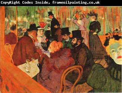  Henri  Toulouse-Lautrec Moulin Rouge