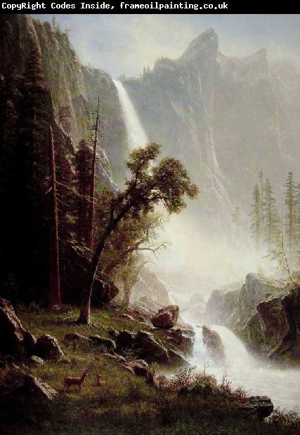 Albert Bierstadt Bridal Veil Falls, Yosemite