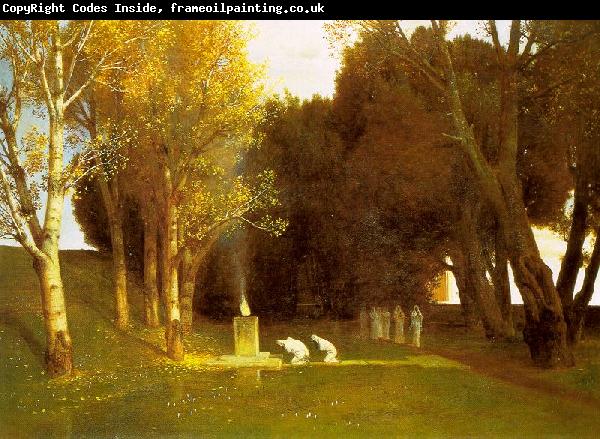 Arnold Bocklin The Sacred Wood