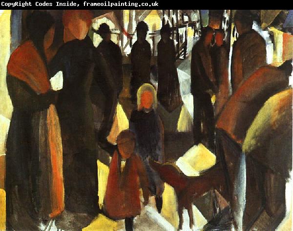 August Macke Leave Taking