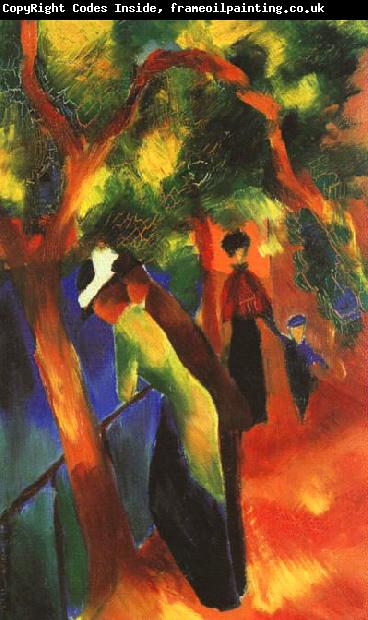 August Macke Sunlight Walk