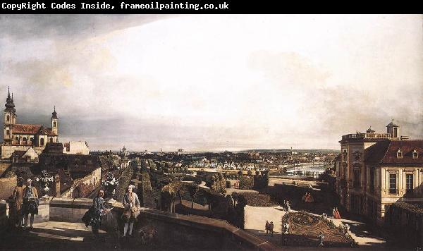 BELLOTTO, Bernardo Vienna, Panorama from Palais Kaunitz ffg