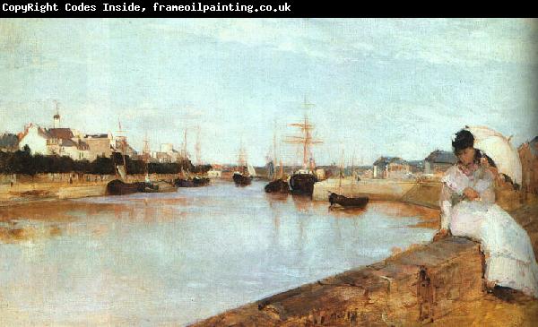 Berthe Morisot The Harbor at Lorient