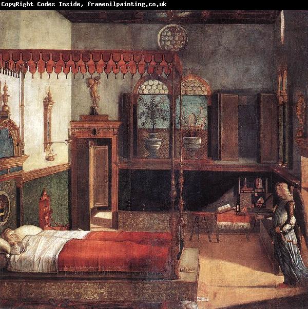 CARPACCIO, Vittore The Dream of St Ursula  dfg