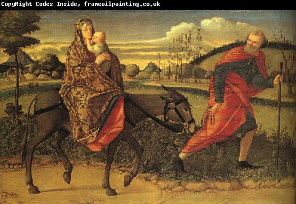 CARPACCIO, Vittore The Flight into Egypt fg