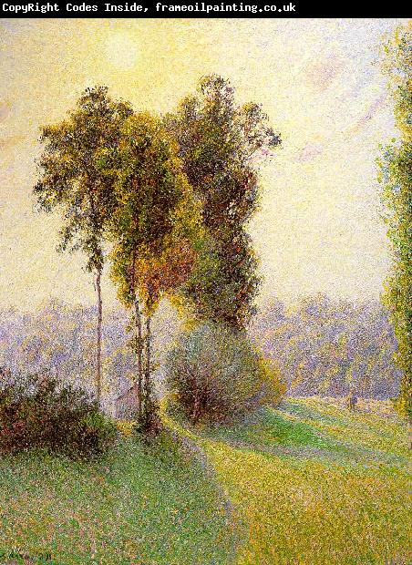 Camille Pissaro Sunset at St. Charles, Eragny