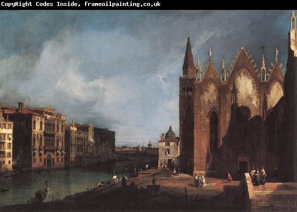 Canaletto The Grand Canal near Santa Maria della Carita fgh