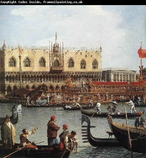 Canaletto Return of the Bucentoro to the Molo on Ascension Day (detail) d