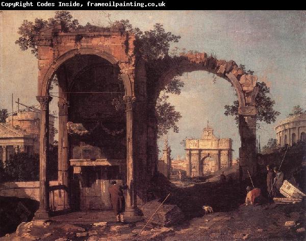 Canaletto Capriccio: Ruins and Classic Buildings ds