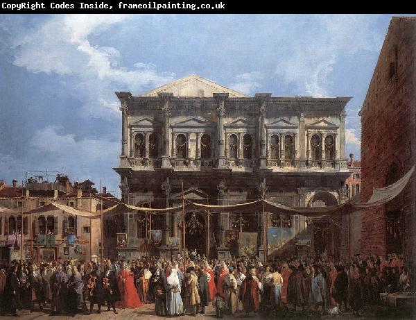 Canaletto The Feast Day of St Roch fd