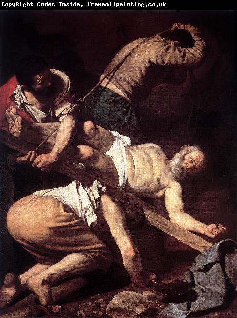 Caravaggio The Crucifixion of Saint Peter  fd