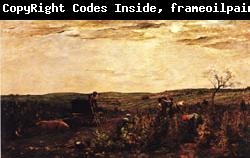 Charles-Francois Daubigny The Grape Harvest in Burgundy