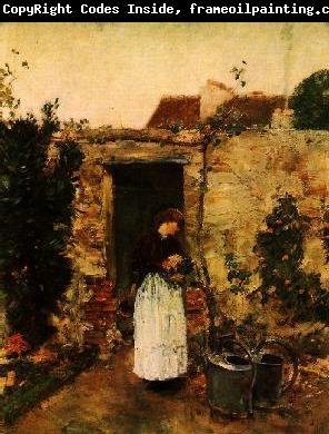 Childe Hassam The Garden Door