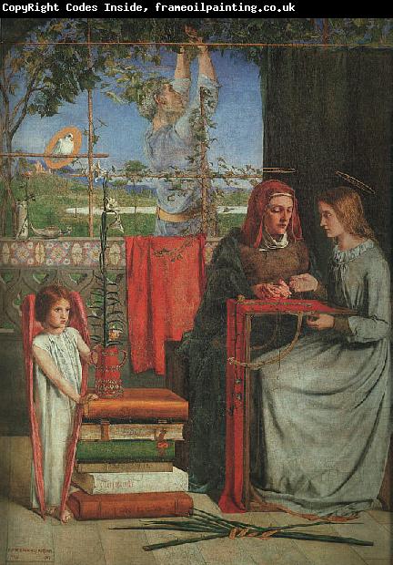 Dante Gabriel Rossetti The Girlhood of Mary Virgin