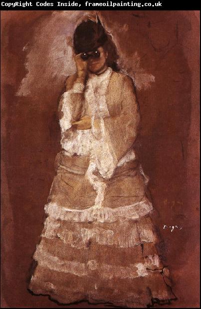 Edgar Degas Woman with Opera Glasses