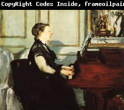 Edouard Manet Mme.Manet at the Piano