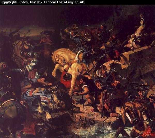 Eugene Delacroix The Battle of Taillebourg