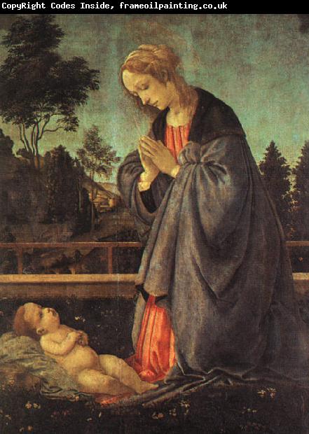 Filippino Lippi The Adoration of the Child