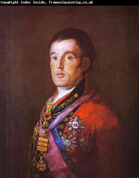 Francisco Jose de Goya Portrait of the Duke of Wellington.