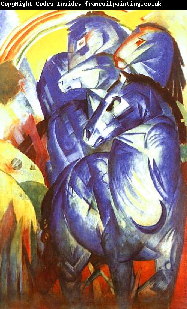 Franz Marc The Tower of Blue Horses