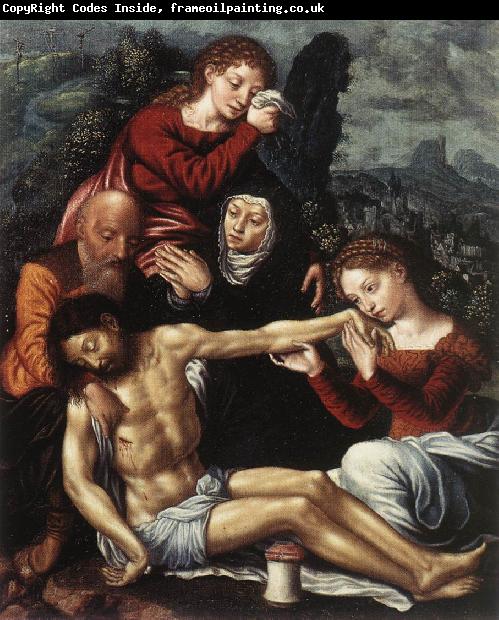 HEMESSEN, Jan Sanders van The Lamentation of Christ sg