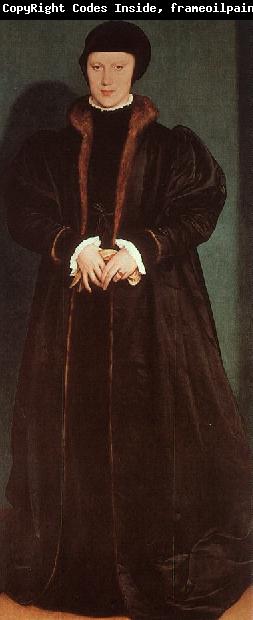 Hans Holbein Christina of Denmark Duchess of Milan