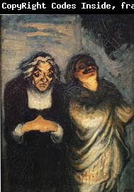 Honore  Daumier Scene from a Comedy