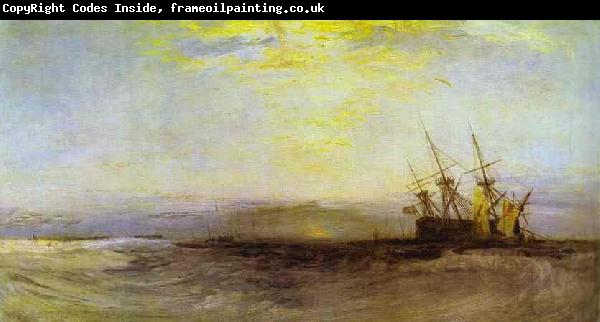 J.M.W. Turner A Ship Aground.