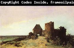 Johan-Barthold Jongkind Ruins of the Castle at Rosemont