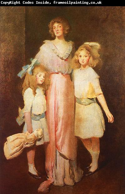 John White Alexander Mrs Daniels with Two Children