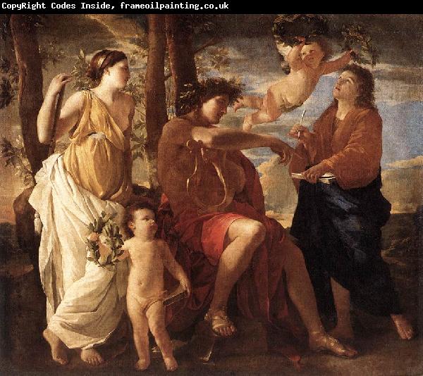 Nicolas Poussin Inspiration of the Poet