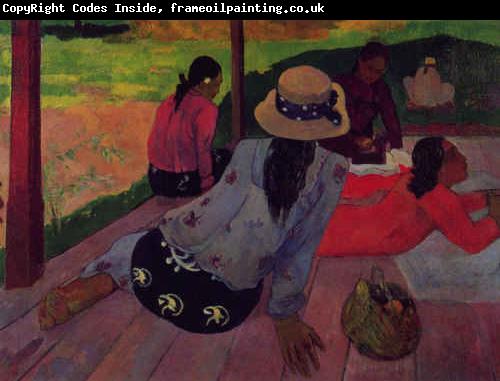 Paul Gauguin Afternoon Rest, Siesta