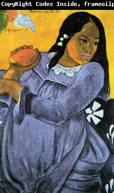 Paul Gauguin Woman with Mango