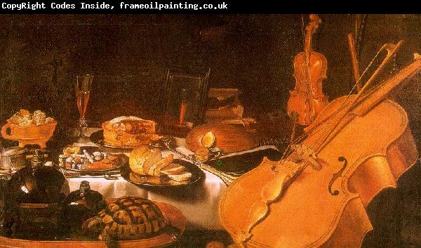 Pieter Claesz Still Life with Musical Instruments