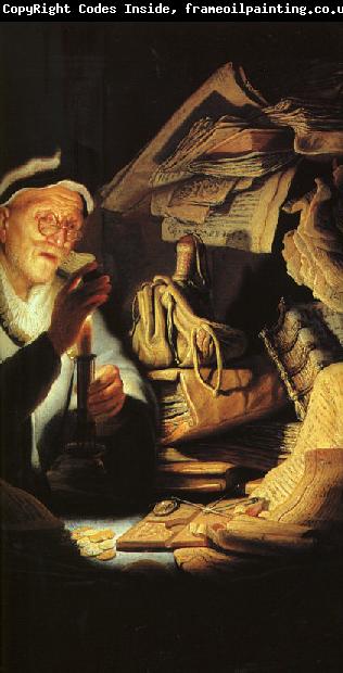 Rembrandt The Rich Old Man from the Parable