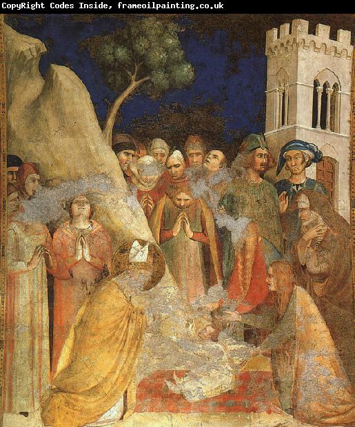 Simone Martini The Miracle of the Resurrected Child