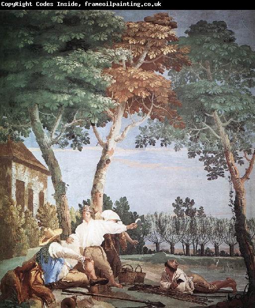 TIEPOLO, Giovanni Domenico Peasants at Rest r