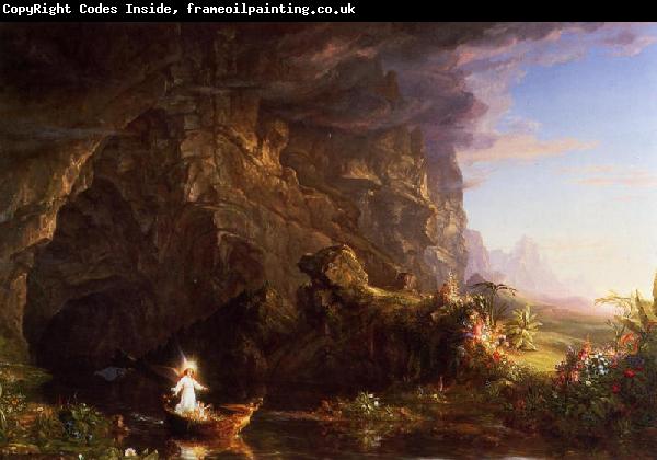 Thomas Cole The Voyage of Life Childhood