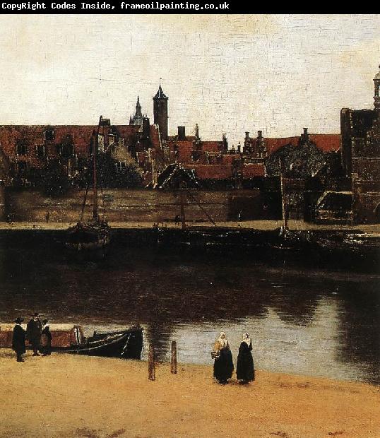 VERMEER VAN DELFT, Jan View of Delft (detail) wt