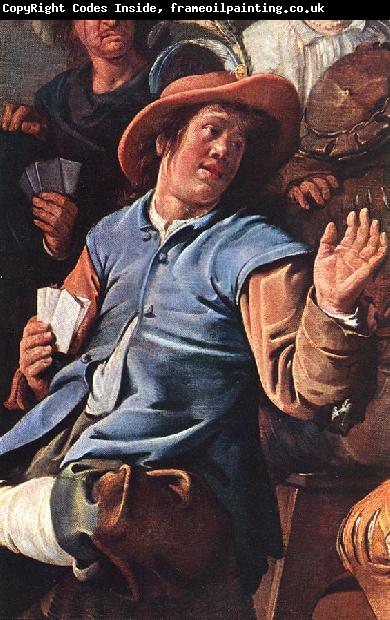 MOLENAER, Jan Miense The Denying of Peter (detail) ag