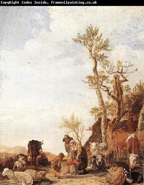 POTTER, Paulus Peasant Family with Animals F