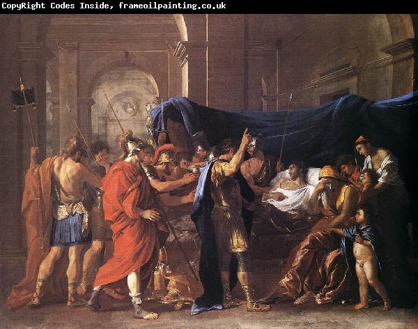 POUSSIN, Nicolas The Death of Germanicus af